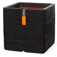 Capi Europe Plantenbak Nature-Rib Zwart 30 X 30 X 30 Cm