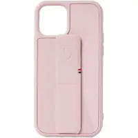 Decoded Dual Stand Apple iPhone 12 mini Back Cover Leer Roze