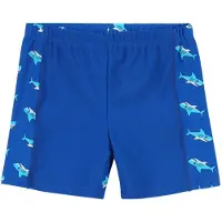 Playshoes Zwemshorts 'Hai' blauw / aqua / wit