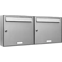 Brulo Brievenbus 1x2 personen adressen