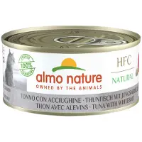 Almo Nature 48x HFC Natural Kattenvoer Nat Tonijn & Ansjovis 150 gr
