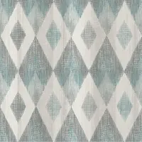 Dutch Wallcoverings Odyssee ruit blauw/grijs L961-01