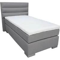 Slaaploods.nl Romance - Boxspring inclusief matras - 80x200 cm - Grijs