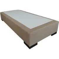 Slaaploods.nl Deluxe - Boxspring exclusief matras - 70x190 cm - Beige