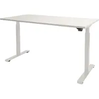 Schaffenburg Dextro Basic Zit-sta-bureau Rechthoekig T-Voet 1.200 (B) x 800 (D) x 705 (H) mm Melamine