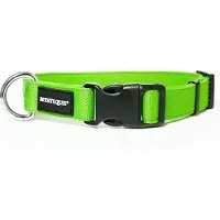 Mystique Nylon Halsband Neon Groen 40-50cm
