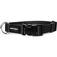Mystique Nylon Halsband Zwart 55-65cm