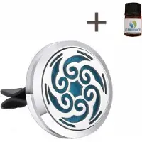 LK Spinning - Auto Geurverfrisser - Japanse muntolie - 3 Pads - Cadeau