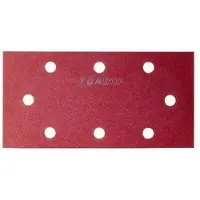 Bosch 2609256153, 10 vellen schuurpapier voor vlakschuurmachines, 93x230 mm, K80, 8 gaats