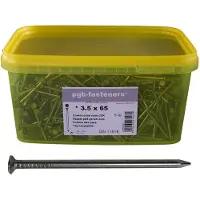 Bahco PGB-FASTENERS | Nagel plat kop D.1151B Ø 5,00x125 (emmer) 000NPK00000500125M