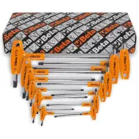 Beta 13 delig haakse stiftsleutels met handgreep voor Torx schroeven 97TTX/S13 - 000970813