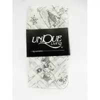 Unique living Servetten - set 4stuks - Let it snow - 40x40cm - white - Wit - Herbruikbaar