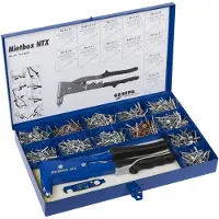 Gesipa NTX Senior Kit Blindklinknageltang Inclusief Nagels In Koffer - 2,4-5,0mm