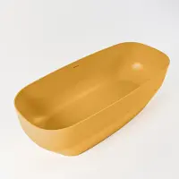 Mondiaz Vrijstaand bad stone 170x75 cm kleur ocher /ocher