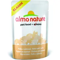 Almo Nature 24x HFC Natural Kattenvoer Nat Kip & Zalm 55 gr