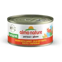 Almo Nature 48x HFC Kattenvoer Nat in Gelei Zalm & Wortel 70 gr