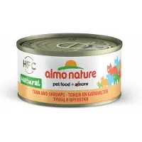 Almo Nature 48x HFC Natural Kattenvoer Nat Tonijn & Garnaal 70 gr