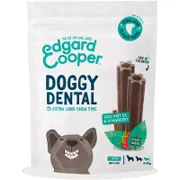 Edgard & Cooper 4x Doggy Dental Sticks Small Aardbei - Frisse Muntolie