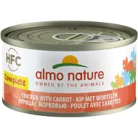 Almo Nature 24x HFC Complete Kattenvoer Nat Graanvrij Kip & Wortel 70 gr