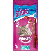 Whiskas Sticks Kattensnack Zalm 18 Gr