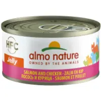 Almo Nature 24x Hfc Kattenvoer Nat In Gelei Zalm & Kip 70 Gr
