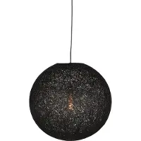 Label51 Twist zwarte hanglamp rond 30x30x30cm