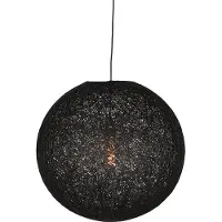 Label51 Twist zwarte hanglamp rond 45x45x45cm