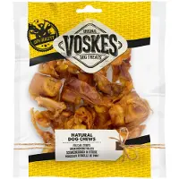 Voskes 12x Hondensnacks Varkensoor stukjes 200 gr
