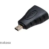 Akasa HDMI female naar micro HDMI male adapter, UHD 4K@60Hz
