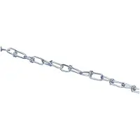 ERICO knopenketting chk, staal, br 12.5mm, dikte 2.8mm, elektrolytisch verzinkt