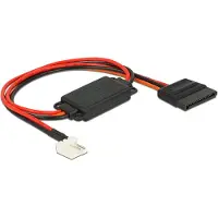 DeLOCK Floppy (m) 5V - SATA (v) 3,3V + 5V voltage converter - 0,30 meter