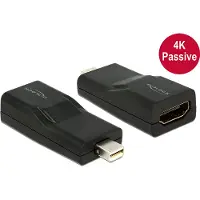 DeLOCK premium Mini DisplayPort naar HDMI adapter - DP 1.2 / HDMI 1.4 (4K 30Hz) / metaal