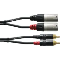 Cordial 1,5 m REAN XLR male/cinch adapterkabel