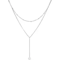 Elli - Elli Halsketting Dames Laag Y-keten balketting 925 Sterling Zilver Kettingen