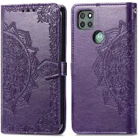IMoshion Mandala Bookcase voor de Motorola Moto G9 Power - Paars