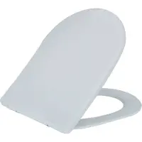 Wiesbaden Toiletzitting met Deksel Vesta Shade Slim met Soft Close Mat Wit