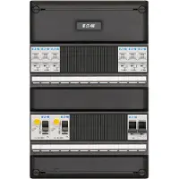 Eaton Groepenkast 6 Groeps 2X(2P)Aardlks + 2P Hfds 1F