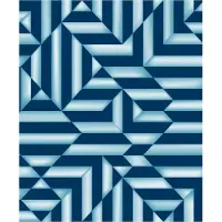 Dutch Wallcoverings Behang Galactik Ruit/Streep Blauw L858-01