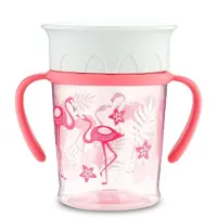 Canpol Babies JUNGLE babybeker 360° 270ml - 6m+ Roze