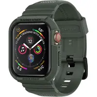 Spigen Rugged Armor Pro case voor de Apple Watch 44 mm / 45 mm - Groen