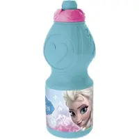 Disney Frozen Frozen Floral drinkfles 400 ml lichtblauw/roze