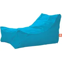 Whoober loungestoel zitzak "Bali" outdoor turquoise - Wasbaar - Geschikt voor buiten