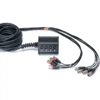 Cordial CYB8-0C10 stageblock XLR male/female 8 inputs 10m