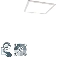 QAZQA Modern LED paneel wit 40 cm incl. LED 4-staps dimbaar - Liv