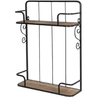Clayre & Eef Wandrek | 44*14*59 cm | Zwart | MDF | Rechthoekig | |