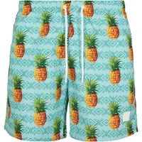 Urban Classics Zwemshorts turquoise / aqua / oker / goudgeel / groen