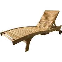 AVH-Collectie Rio ligbed 200x65xH40cm teak verstelbaar