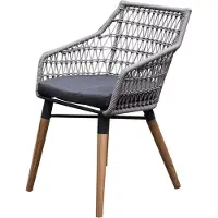AVH-Collectie Ribe dining tuinstoel rope teak poten