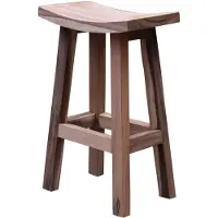 AVH-Collectie Boomstam barstoel holle zitting 50x30x75