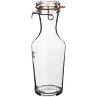 Luigi Bormioli Lock-eat karaf met patentdeksel helder - 1 liter